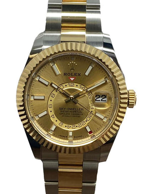 Rolex Sky-Dweller 336933 Champagne Dial Automatic Men's Watch