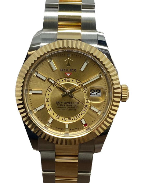 Rolex Sky-Dweller 336933 Champagne Dial Automatic Men's Watch