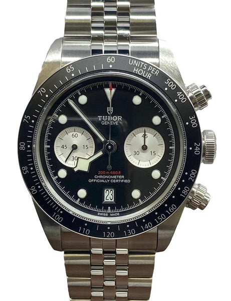 Tudor Black Bay Chrono 2025 B&P 79360N Black Panda Dial Automatic Men's Watch