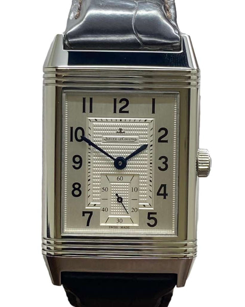 Jaeger LeCoultre Reverso 976 273.8.04 / Q3738420 White Dial Manual Winding Men's Watch