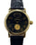 Montblanc Reserve De Marche Meisterstuck 18k Gold 7007 Black Dial Hand Wind Watch