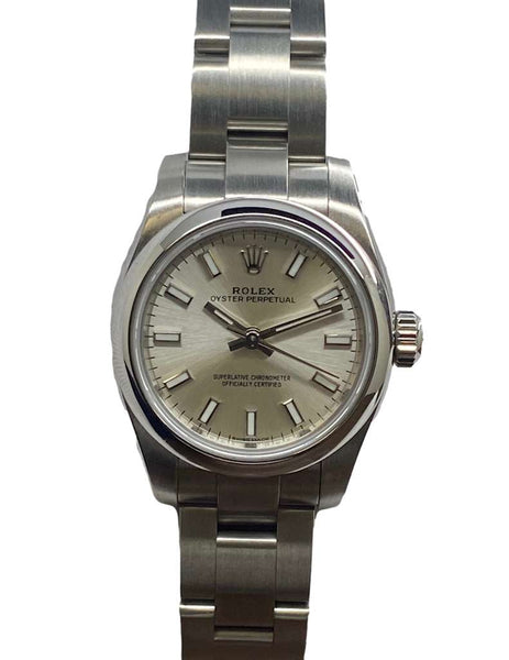 Rolex Oyster Perpetual 26mm 176200 Silver Dial Automatic Women's Watch