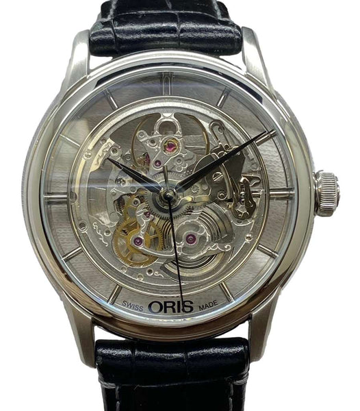 Oris Artelier Translucent Skeleton  01 734 7684 4051 Skeleton Dial Automatic Men's Watch
