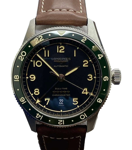 Longines Spirit Zulu Time L3.812.4.63.6 Black Dial Automatic Men's Watch