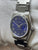 Rolex Datejust Oysterquartz 18K Fluted Bezel 17000 Custom Blue Roman Dial Quartz Watch