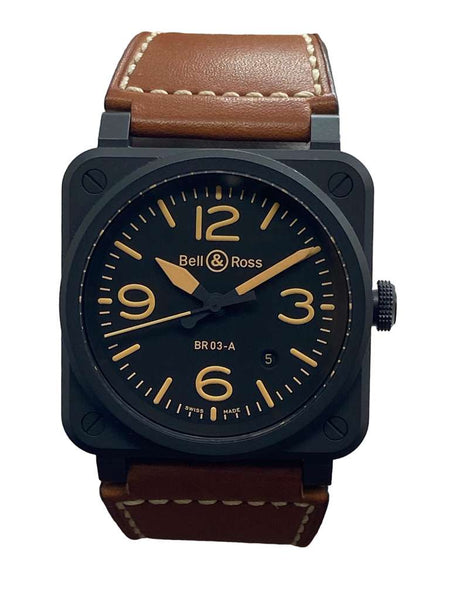 Bell & Ross Heritage 41mm PVD BR03-A Black Dial Automatic Men's Watch