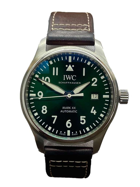 IWC Pilot Mark XX IW328205 Green Dial Automatic Men's Watch