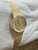 Rolex Vintage Precision Solid 14K Gold 8344 Champ Linen Dial Hand Wind Women's Watch