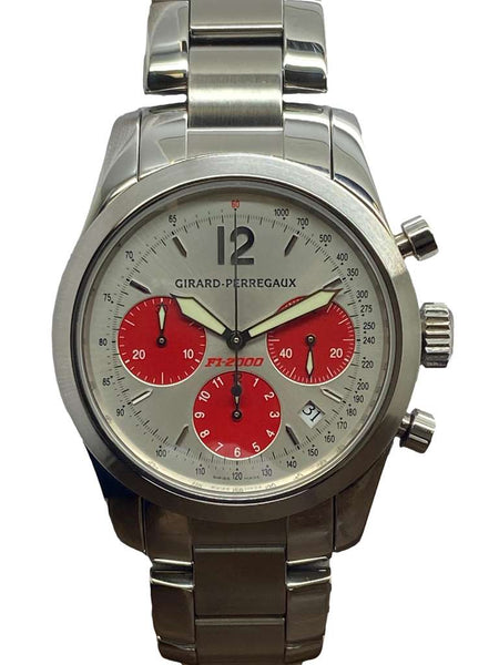 Girard Perregaux Ferrari F1 L.E 49560.1.11.1749 Silver & Red Dial Automatic Men's Watch
