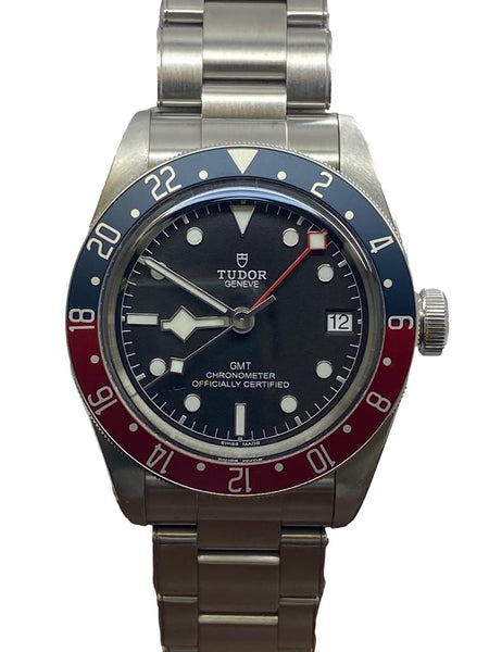 Tudor Black Bay GMT Pepsi B&P 2023 79830RB Black Dial Automatic Men's Watch