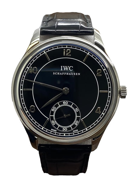 IWC Vintage Collection Portuguese IW544501 Black Dial Hand Wind Men's Watch