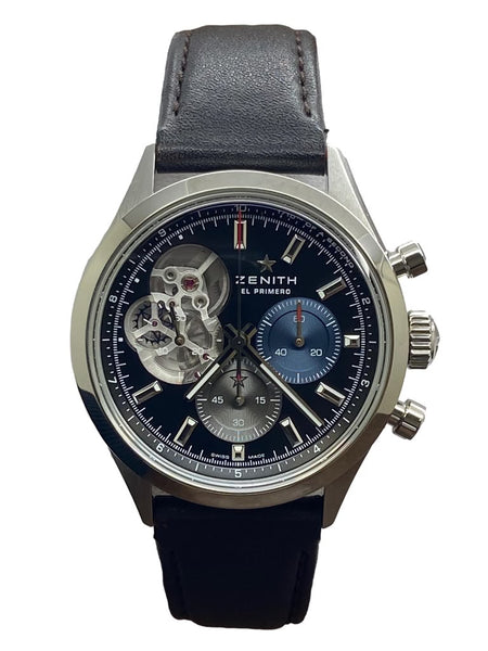 Zenith Chronomaster Open Chronograph B&P 03.3300.3604/21.M3300 Black Dial Automatic Men's Watch