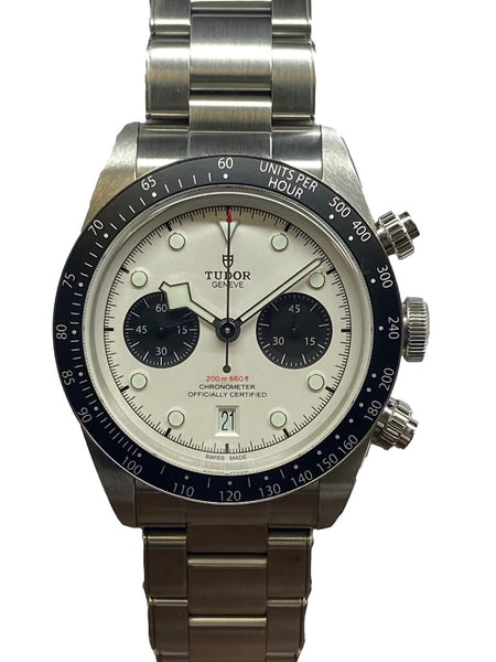 Tudor Black Bay Chrono B&P 2023 79360N White Panda Dial Automatic Men's Watch