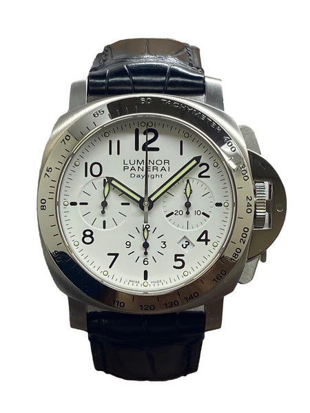 Panerai Luminor Daylight Chronograph PAM00188 White Dial Automatic Men's Watch