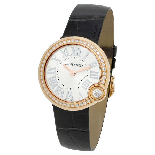 Cartier Ballon Blanc de Cartier WJBL0005 Silver-tone Dial Quartz Women's Watch