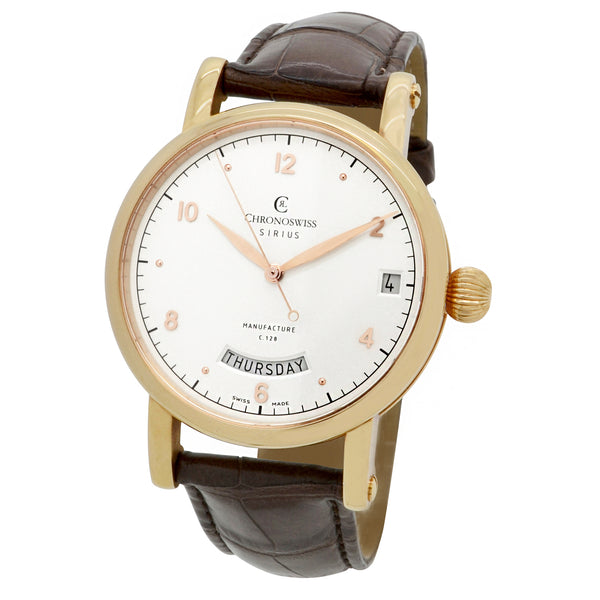 Chronoswiss Sirius CH-1921R-ENGL White Dial Automatic Men's Watch