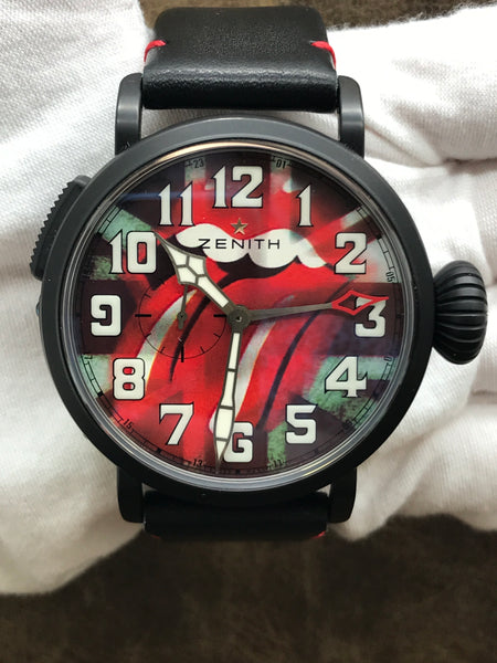 Zenith Type 20 GMT Rolling Stones 96.2439.693/77.C809 Red & Black Dial Automatic Men's Watch