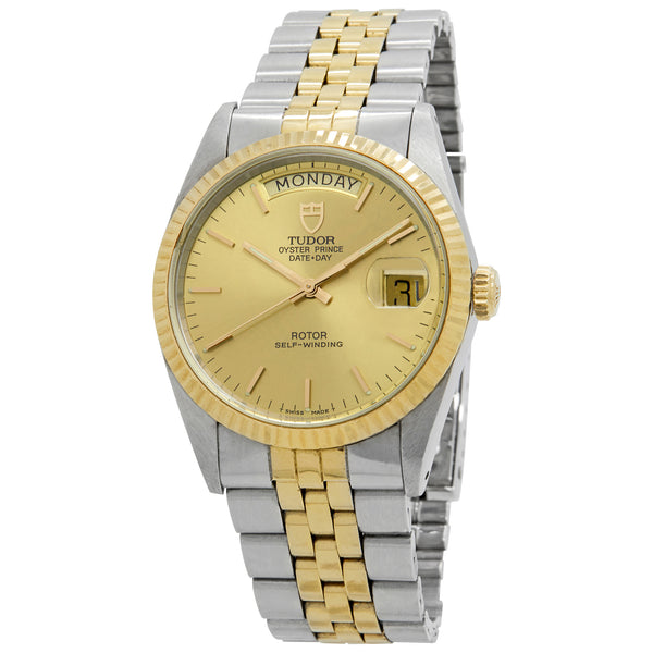 Tudor Prince Day Date 76213 Champagne Dial Automatic Watch