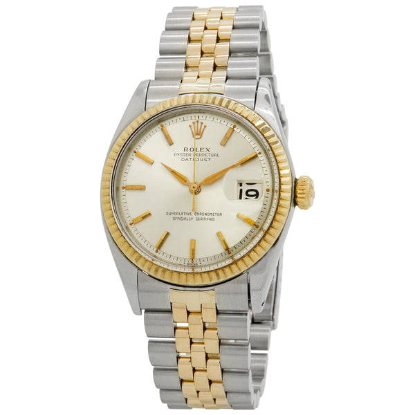 Rolex Datejust Pie Pan Dial 1601 Silver-tone Dial Automatic Watch
