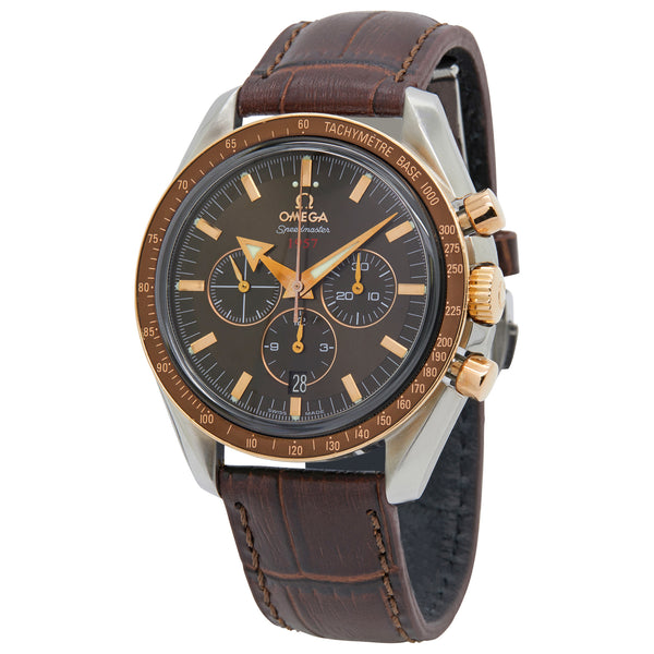 Omega Speedmaster Broad Arrow 1957 321.90.42.50.13.001 Brown Dial Automatic Men's Watch