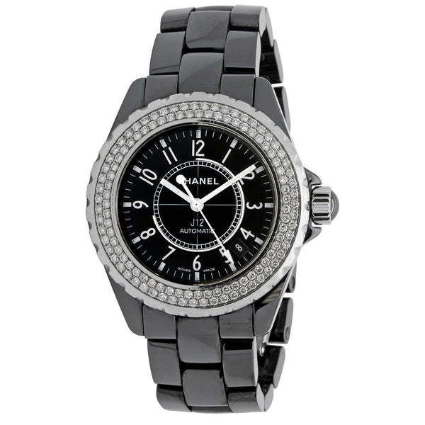 Chanel J12 H0950 Black Dial Automatic Women's Watch