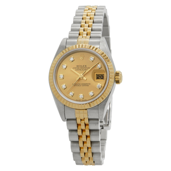 Rolex Datejust 26mm 79173 Champagne Dial Automatic Women's Watch