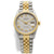 Rolex Datejust 16233 Ivory Pyramid Dial Automatic Watch