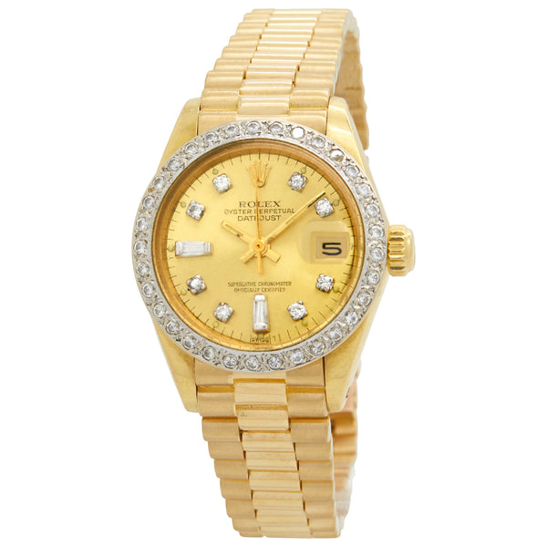 Rolex Datejust 6917 Champagne Dial Automatic Women's Watch