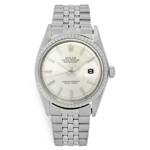 Rolex Datejust 36mm 36mm Automatic Chronometer 1603 Silver Dial Automatic Watch