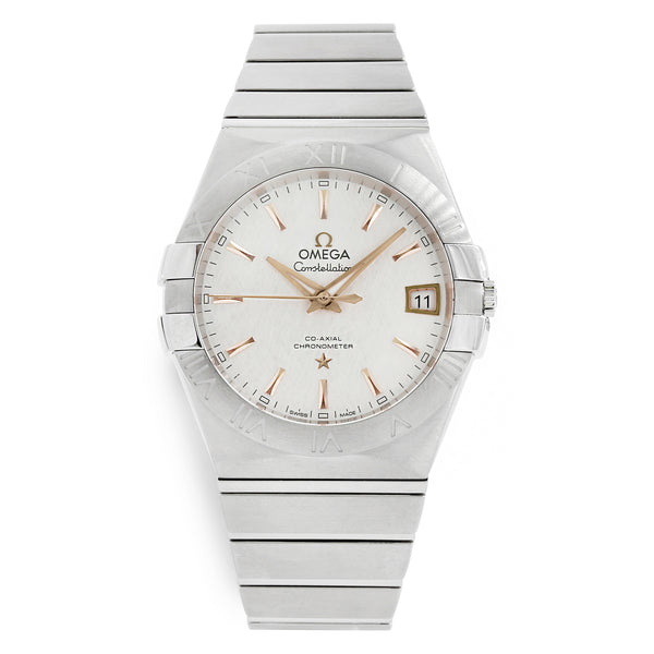 Omega Constellation 123.10.38.21.02.002 White Opaline Dial Automatic Men's Watch