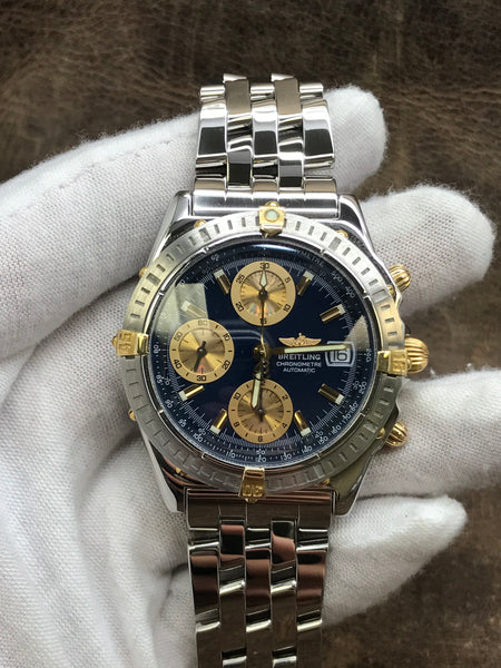 Breitling Chronomat B13352 Blue Dial Automatic Men's Watch