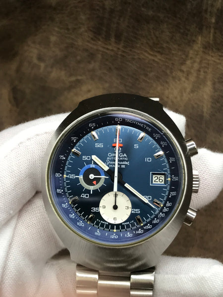 Omega Speedmaster 176.002 Blue Dial Automatic Men's Watch
