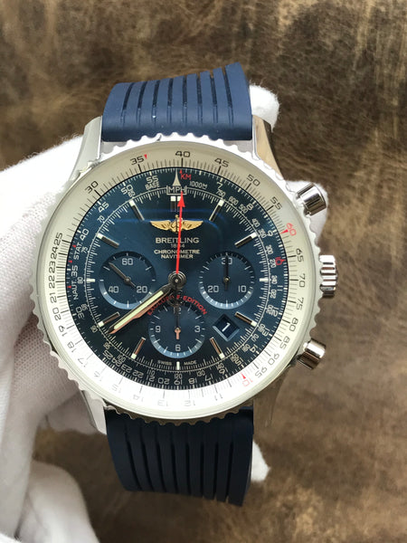 Breitling Navitimer B01 Exclusive Edition ab01274a/ca14 Blue Dial Automatic  Men's Watch