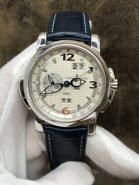 Ulysse Nardin GMT Perpetual 320-60 Silver Dial Automatic Men's Watch
