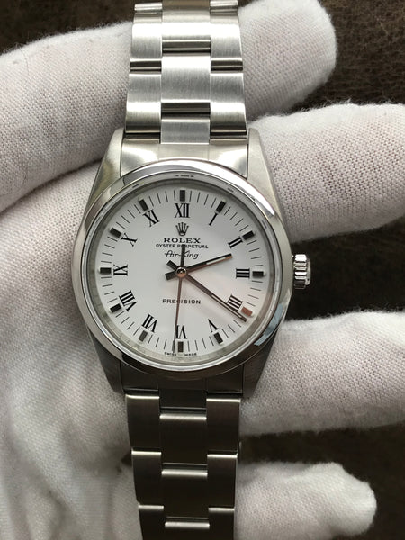 Rolex Air-King 14000 White Dial Automatic Watch