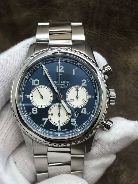 Breitling Navitimer 8 B01 AB0117131C1A1 Blue Dial Automatic Men's Watch