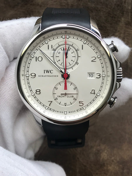 IWC Portuguese Yacht Club Chronograph IW390211 Silver Dial Automatic Men's Watch