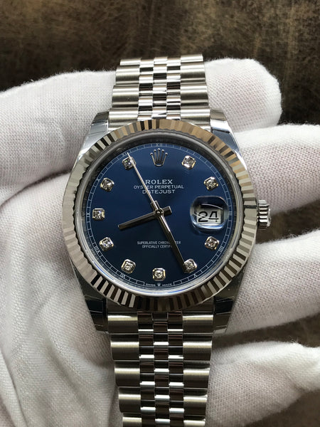 Rolex Datejust 41 126334 Blue Dial Automatic Men's Watch