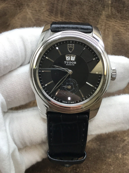 Tudor Glamour 57000 Black Dial Automatic  Men's Watch
