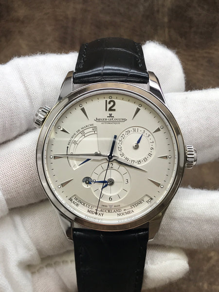 Jaeger-Lecoultre Master Geographic Q1428421 Silver Dial Automatic Men's Watch