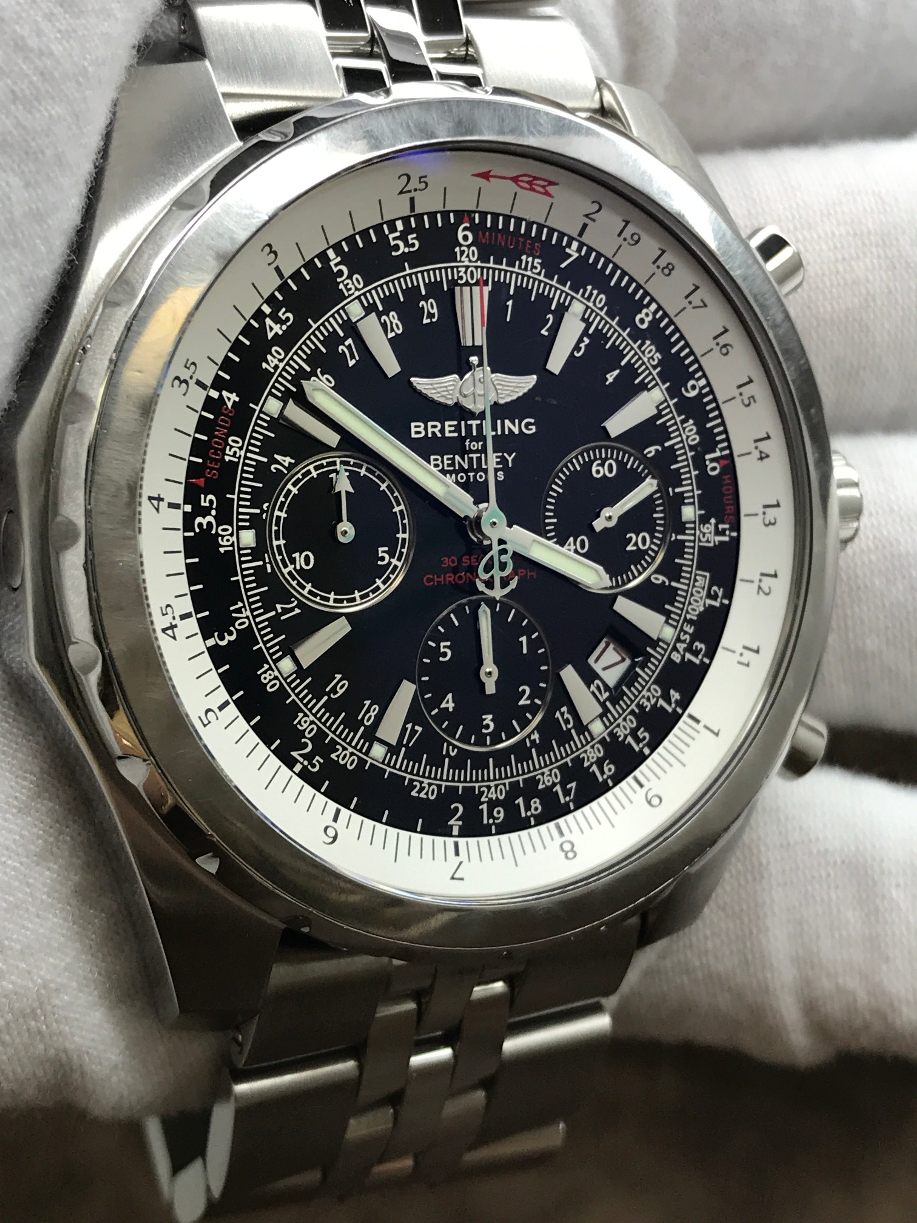 Breitling Bentley Chronograph A25363 Black Dial Automatic Men s Watch breitling-bentley-chronograph-a25363-black-dial-automatic-men-s-watch