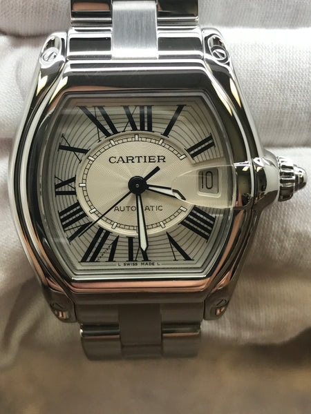 Cartier Roadster 2510 Silver Dial Automatic  Men's Watch