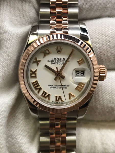 Rolex Datejust 26mm 179171 White Dial Automatic  Women's Watch