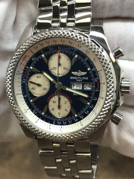 Breitling Bentley GT Chronograph A1336212 Blue Dial Automatic Men's Watch