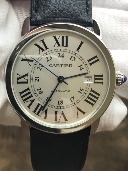 Cartier Ronde Solo de Cartier 42mm WSRN0022 Silver Dial Automatic Men's Watch