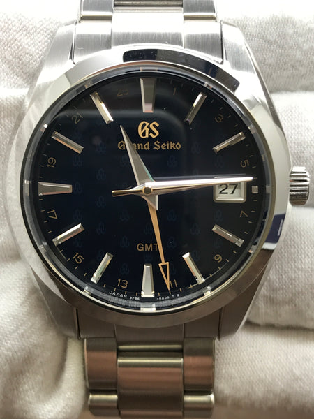 Grand Seiko 9F GMT Limited Edition SBGN009 Blue Dial Quartz Men's Watch