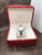 Omega De Ville Prestige 424.10.27.60.52.001 Silver Flower Motif Dial Quartz Women's Watch