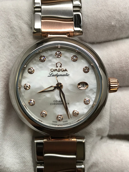Omega Ladymatic 425.20.34.20.55.004 Mother of Pearl Dial Automatic Women's Watch