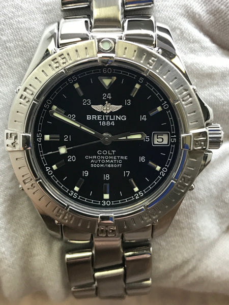 Breitling Colt A17350 Black Dial Automatic Watch