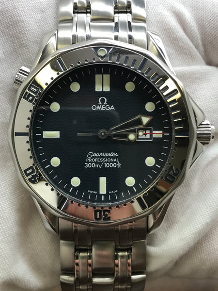 Omega Seamaster 2542.80.00 Black Dial Quartz Men's Watch